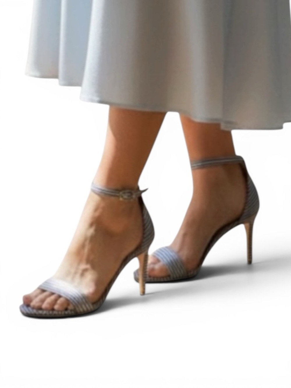 Kelly & Katie Blue and White High heel Shoes Size 8.5 NWOT